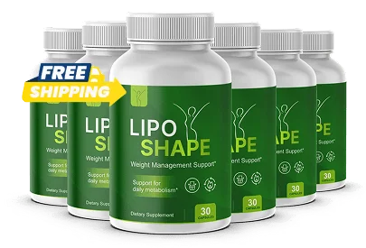 LipoShape   6 Bottle Package - Best Value Weight Loss Formula